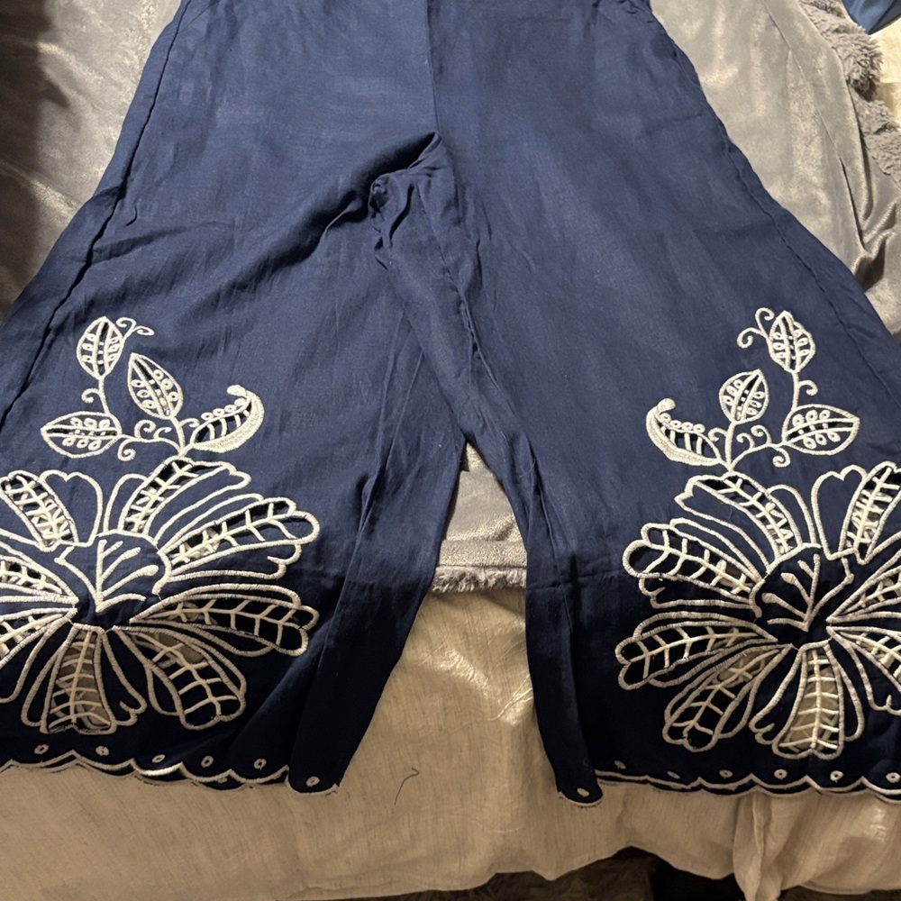 Christian Siriano Dark Blue Trousers
